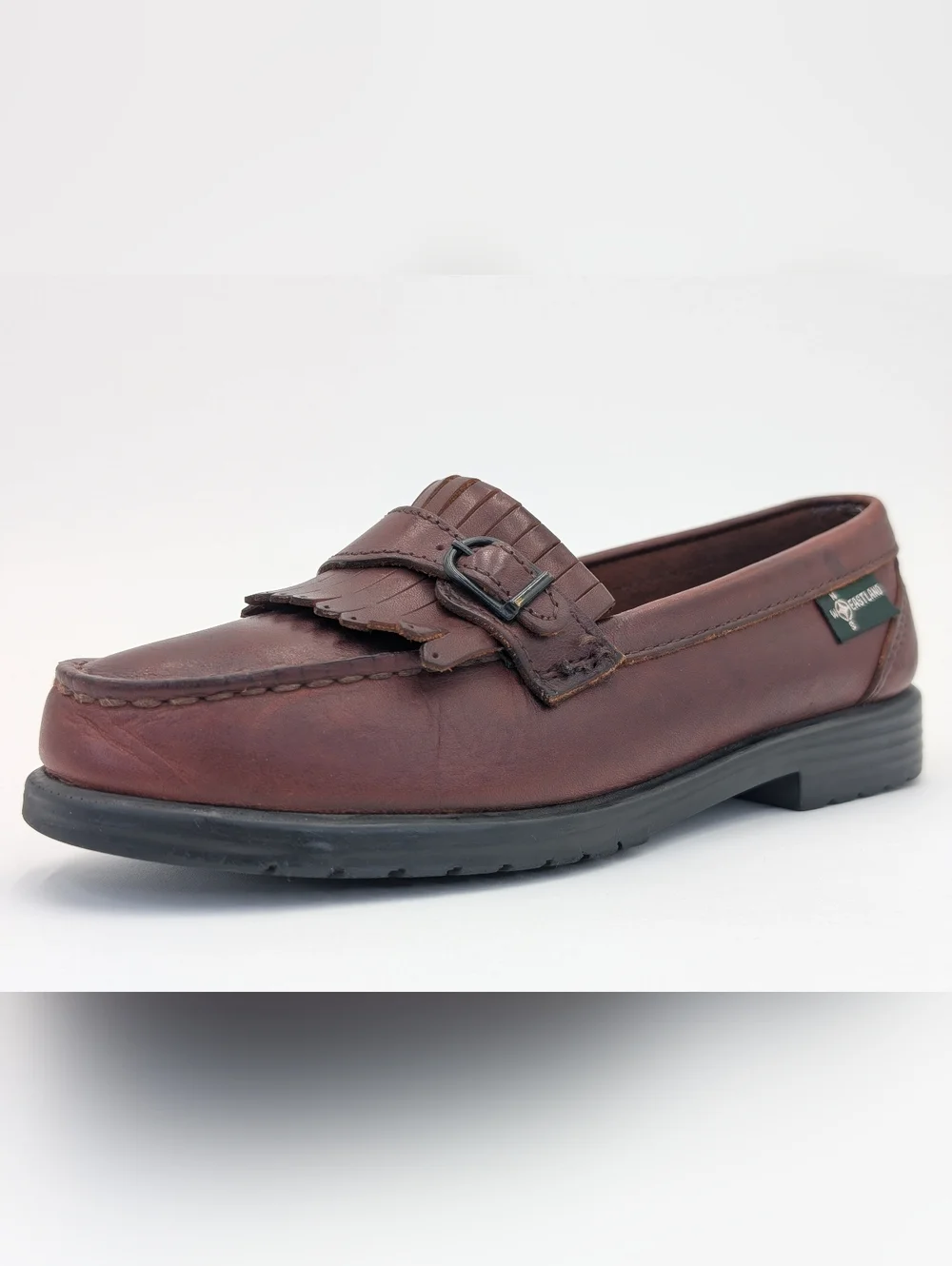 Eastland Women Sz 6M Rare Vintage Burgundy Cordovan Leather Kiltie Tassel Loafer